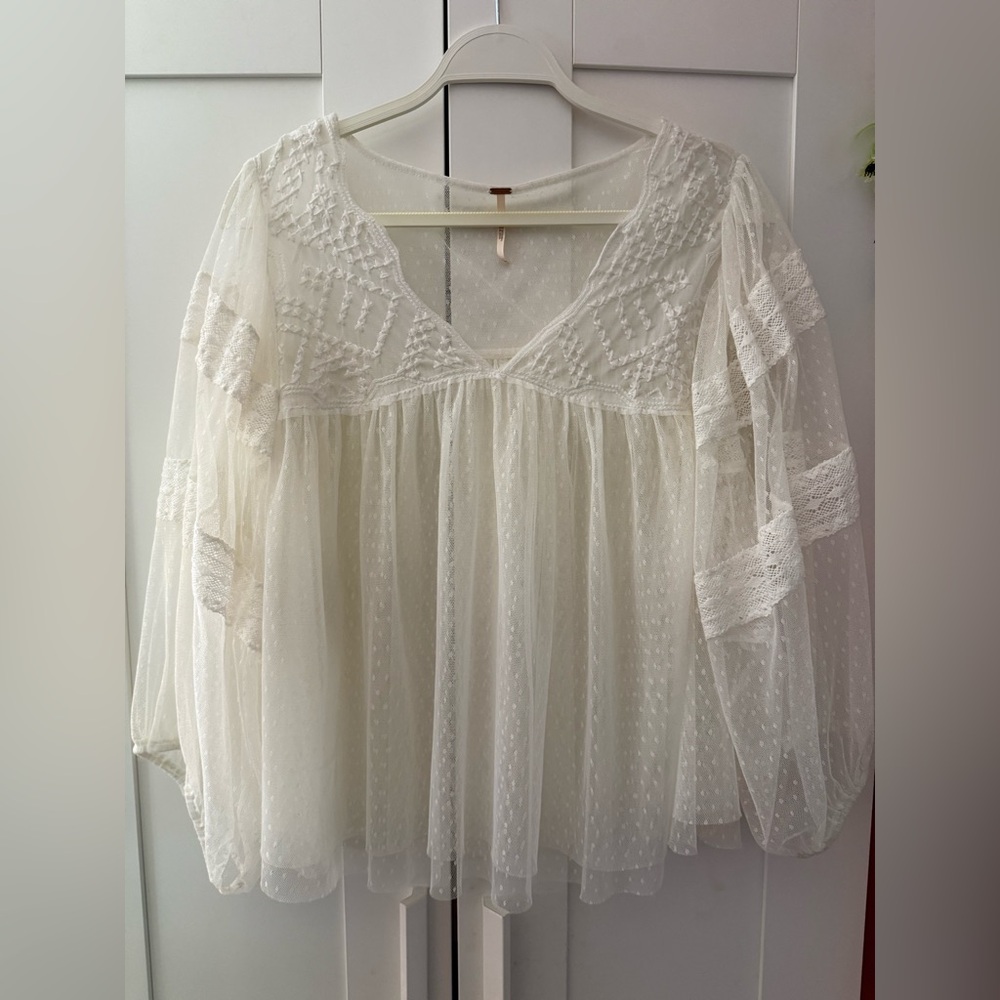 Free People True Candy Mesh Top